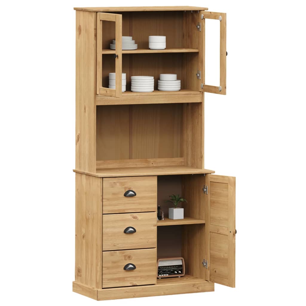 Skap Tre VIGO 78x40x175 cm heltre furu