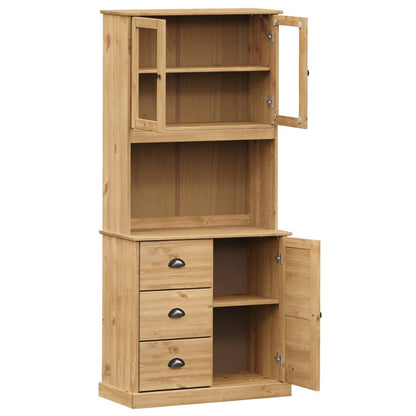 Skap Tre VIGO 78x40x175 cm heltre furu
