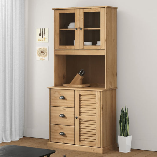 Skap Tre VIGO 78x40x175 cm heltre furu