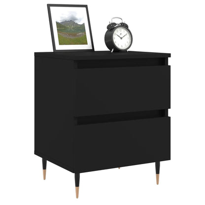 Nattbord Sengbord Svart 40x35x50 cm