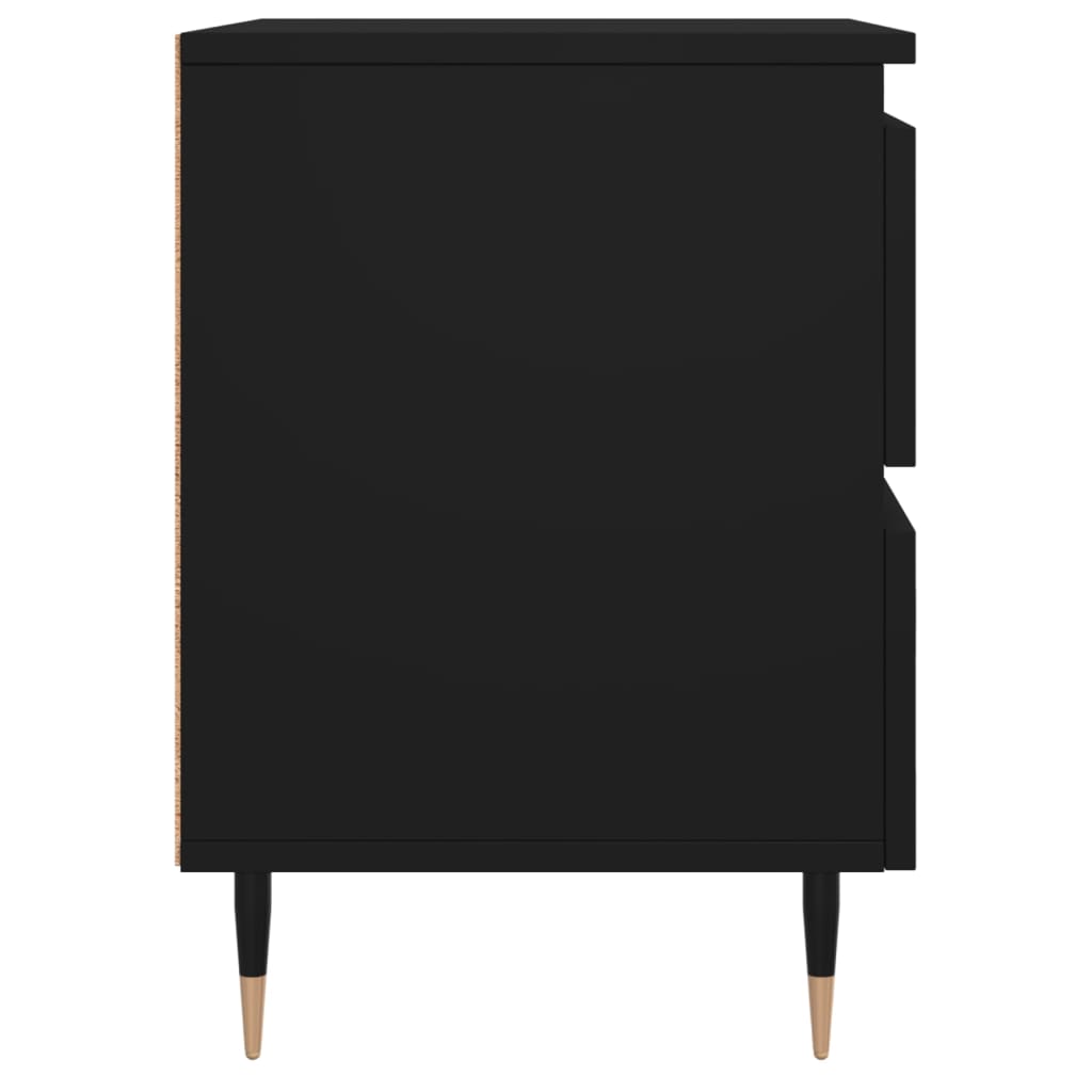 Nattbord Sengbord Svart 40x35x50 cm