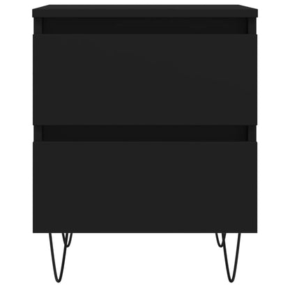 Nattbord Sengbord Svart 40x35x50 cm
