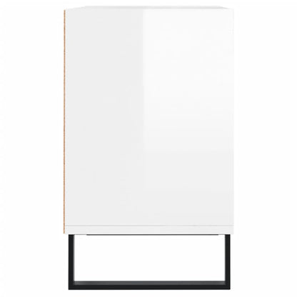 TV-Møbel Høyglans Hvit Tv-benk 103,5x30x50 cm