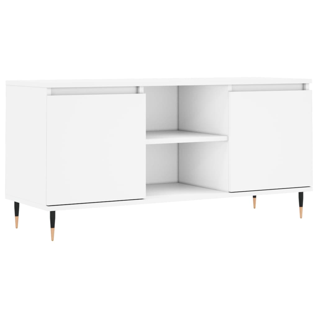 TV-Møbel Hvit Tv-benk 104x35x50 cm