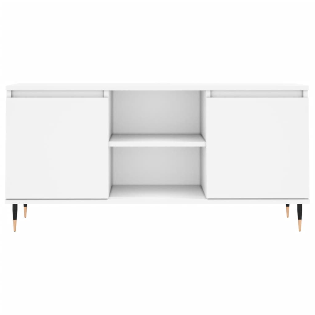 TV-Møbel Hvit Tv-benk 104x35x50 cm