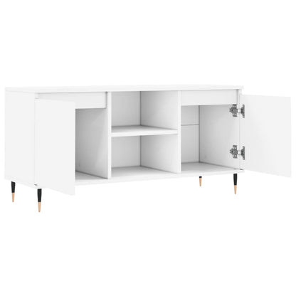 TV-Møbel Hvit Tv-benk 104x35x50 cm