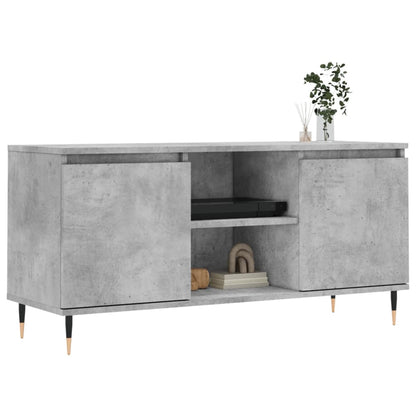 TV-Møbel Betonggrå Tv-benk 104x35x50 cm