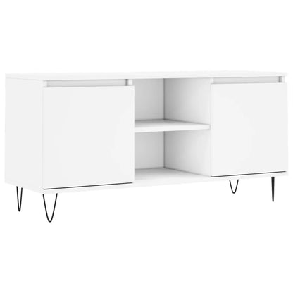 TV-Møbel Hvit TV-benk 104x35x50 cm