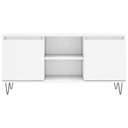TV-Møbel Hvit TV-benk 104x35x50 cm