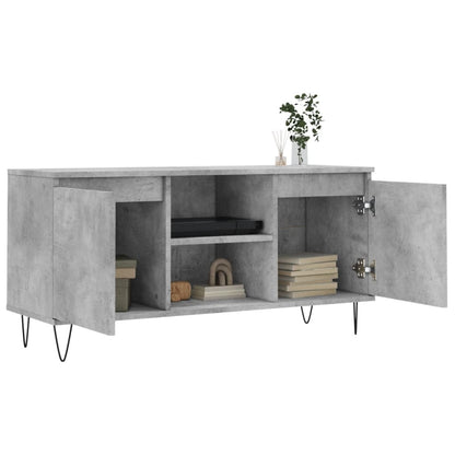 TV-Møbel Betonggrå Tv-benk 104x35x50 cm