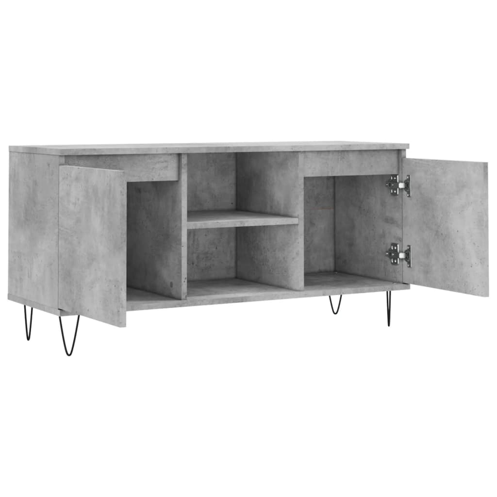 TV-Møbel Betonggrå Tv-benk 104x35x50 cm
