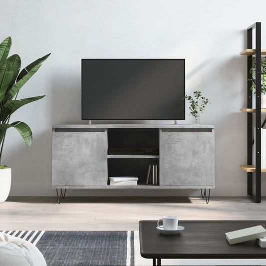 TV-Møbel Betonggrå Tv-benk 104x35x50 cm