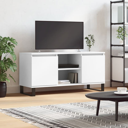 TV-Møbel Hvit TV-benk 104x35x50 cm