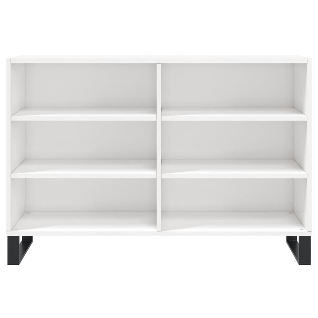 Skjenk Høyglans Hvit 103,5x35x70 cm