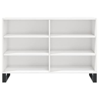 Skjenk Høyglans Hvit 103,5x35x70 cm