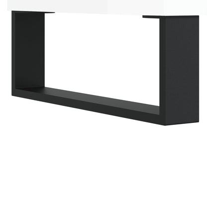 Skjenk Høyglans Hvit 103,5x35x70 cm