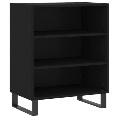 Skjenk svart 57x35x70 cm konstruert tre