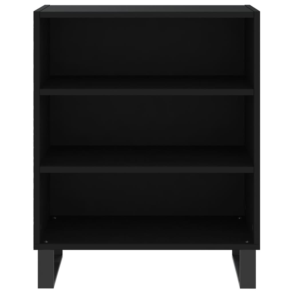 Skjenk svart 57x35x70 cm konstruert tre