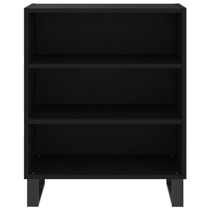 Skjenk svart 57x35x70 cm konstruert tre