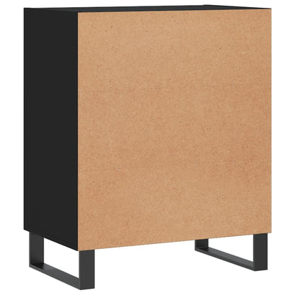 Skjenk svart 57x35x70 cm konstruert tre