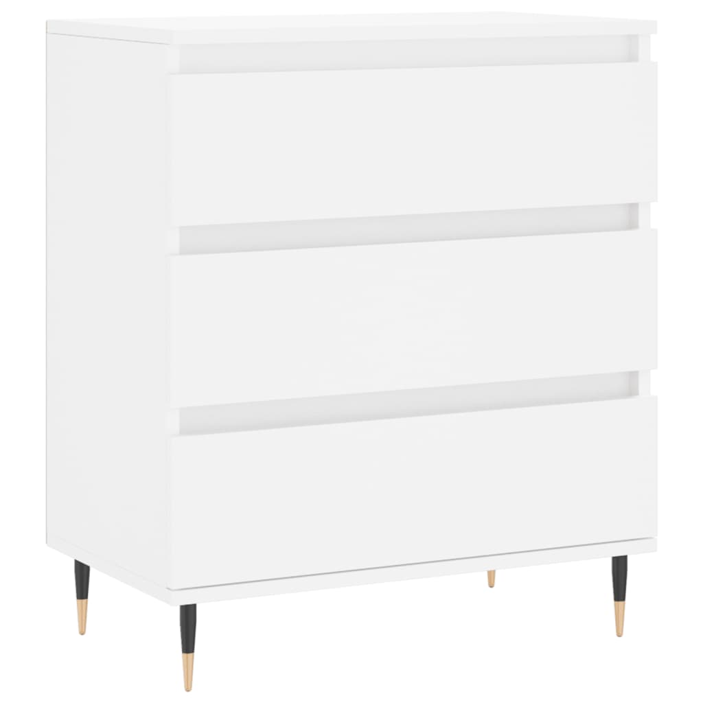 Kommode Hvit 60x35x70 cm