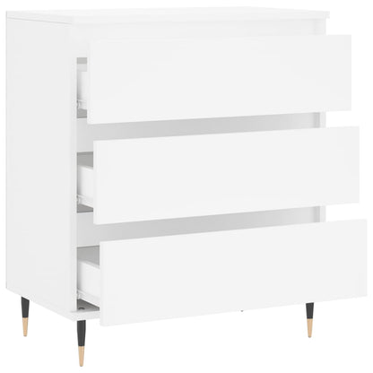 Kommode Hvit 60x35x70 cm