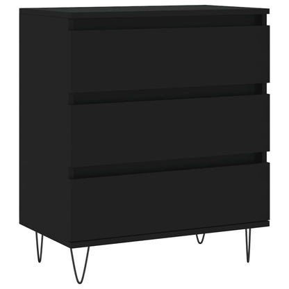 Kommode Svart 60x35x70 cm