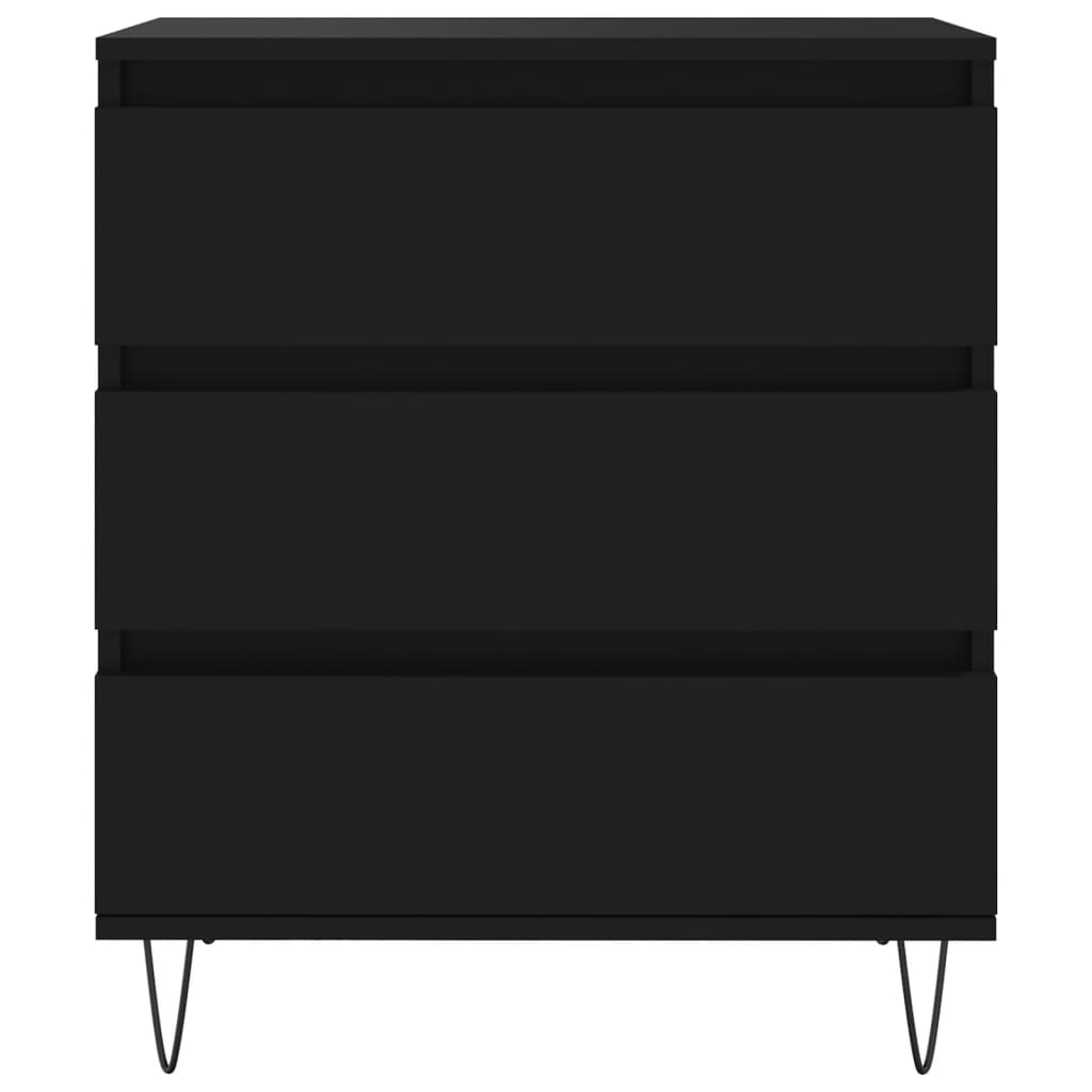 Kommode Svart 60x35x70 cm