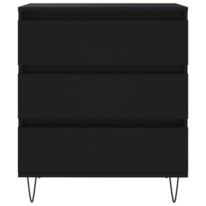 Kommode Svart 60x35x70 cm