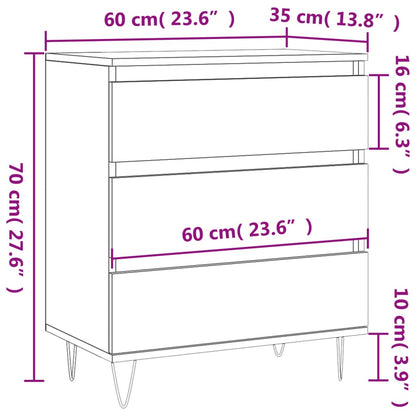 Skjenk Sonoma Eik 60x35x70 cm