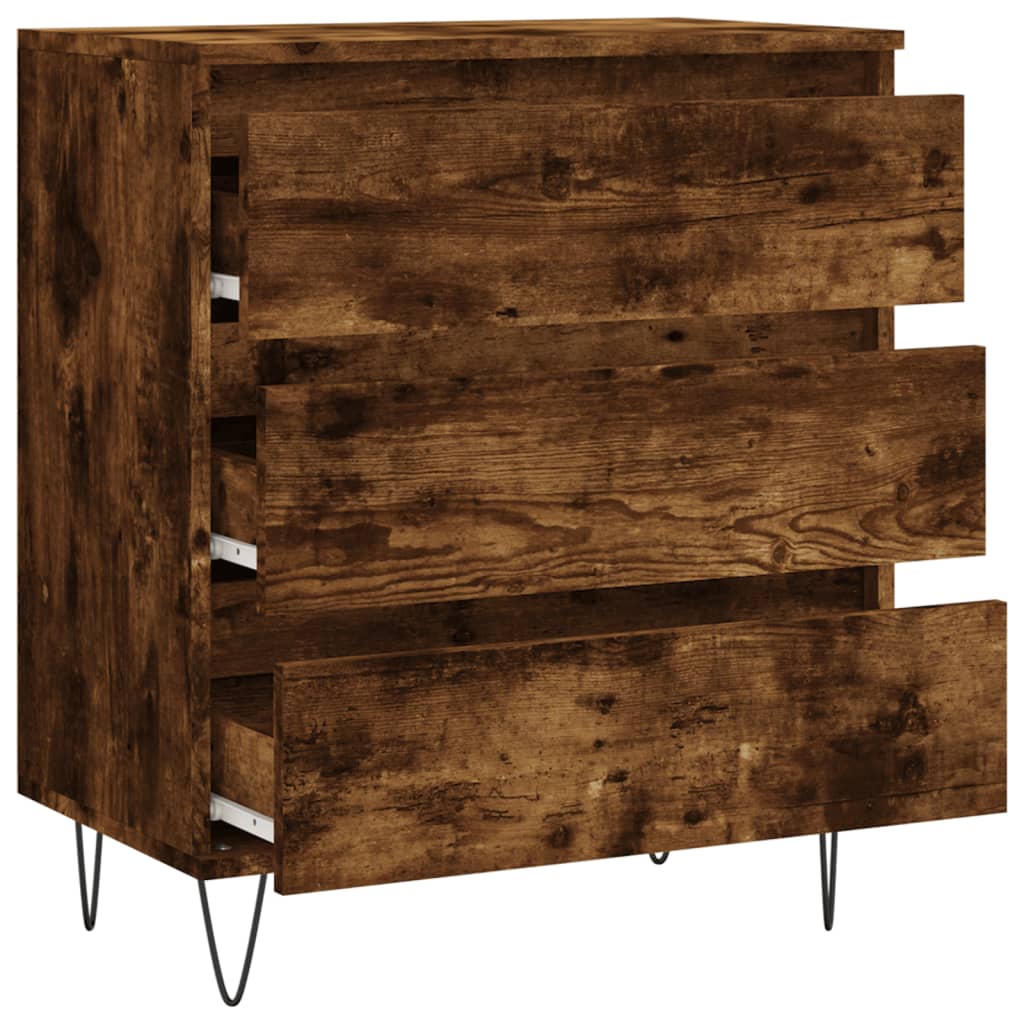 Skjenk røkt eik 60x35x70 cm konstruert tre