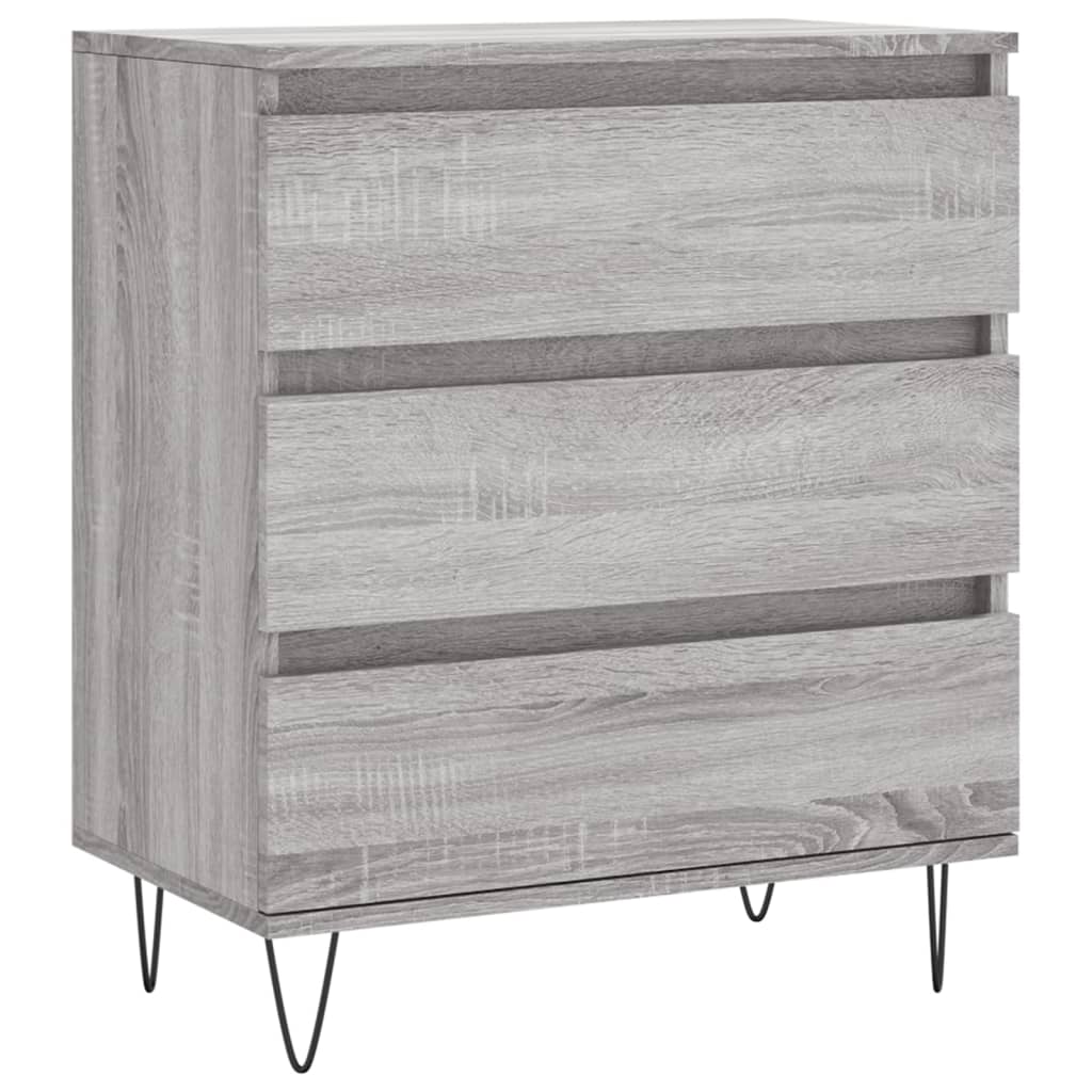 Kommode Sonoma Grå 60x35x70 cm