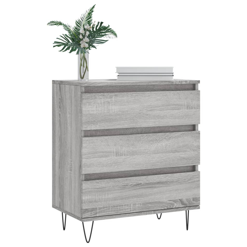 Kommode Sonoma Grå 60x35x70 cm