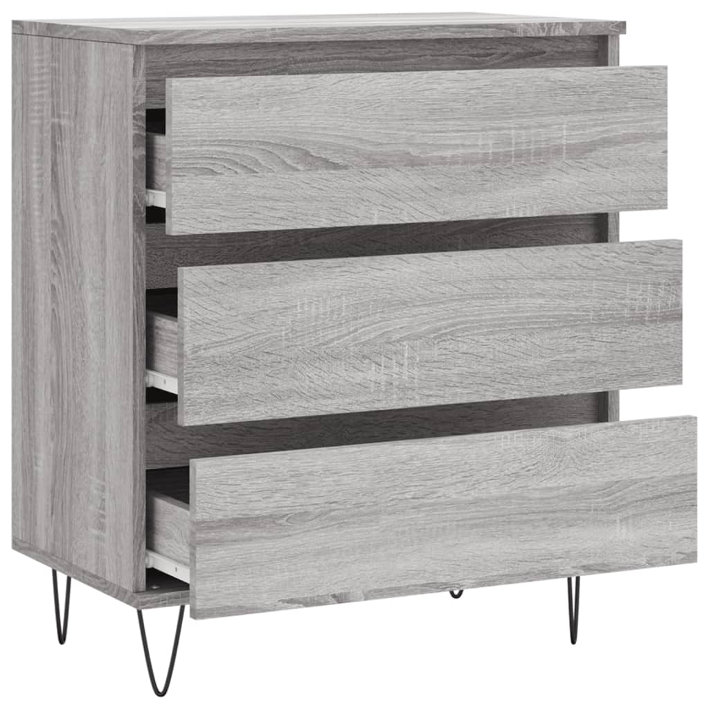 Kommode Sonoma Grå 60x35x70 cm