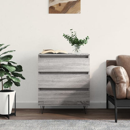 Kommode Sonoma Grå 60x35x70 cm