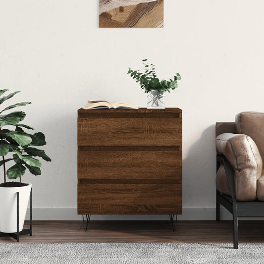 Kommode Brun Eik 60x35x70 cm