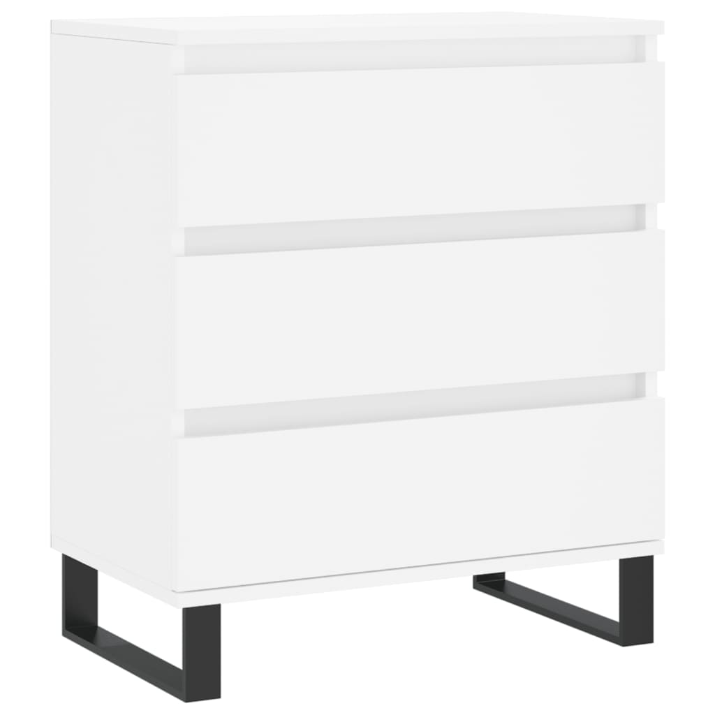 Kommode Hvit 60x35x70 cm