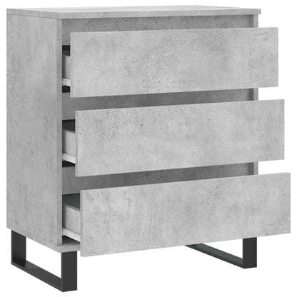 Skjenk betonggrå 60x35x70 cm konstruert tre