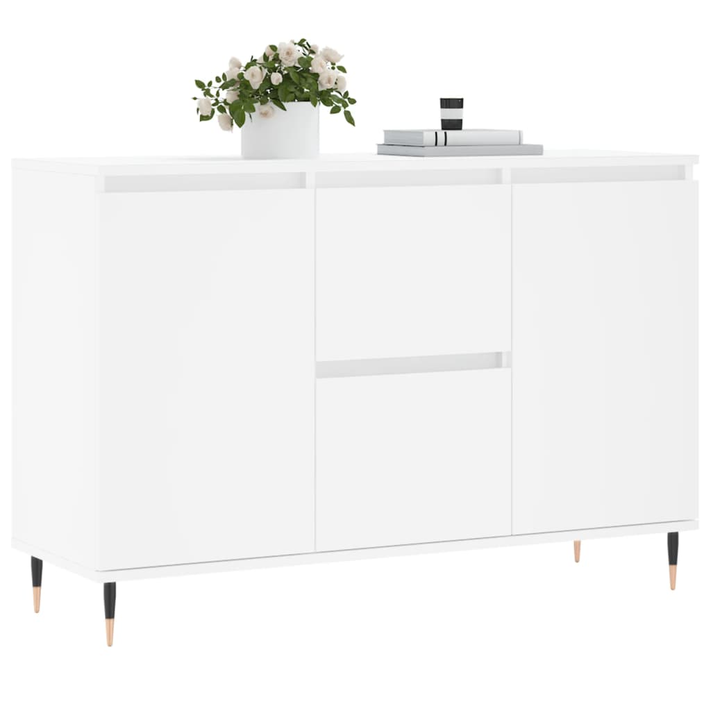 Skjenk Hvit 104x35x70 cm