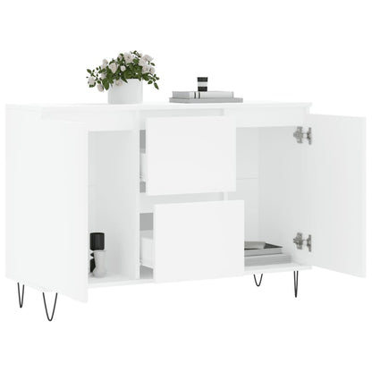 Skjenk Hvit 104x35x70 cm