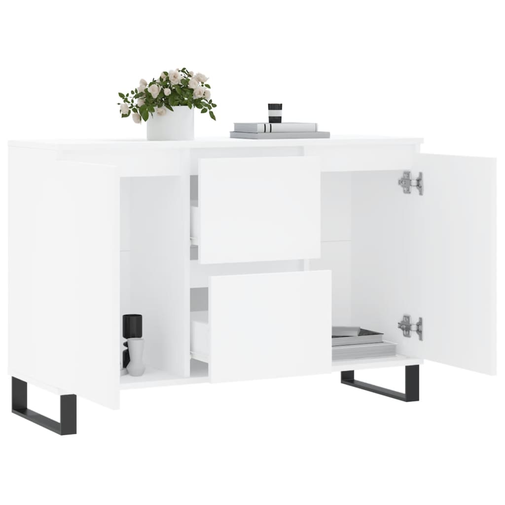 Skjenk Hvit 104x35x70 cm