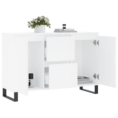Skjenk Hvit 104x35x70 cm