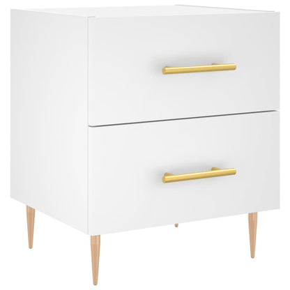 Nattbord Sengbord Hvit 40x35x47,5 cm
