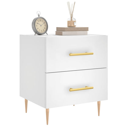 Nattbord Sengbord Hvit 40x35x47,5 cm