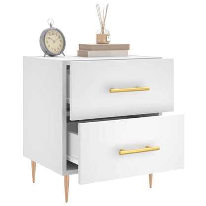 Nattbord Sengbord Hvit 40x35x47,5 cm