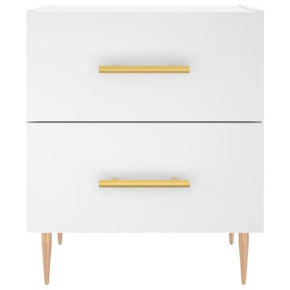 Nattbord Sengbord Hvit 40x35x47,5 cm