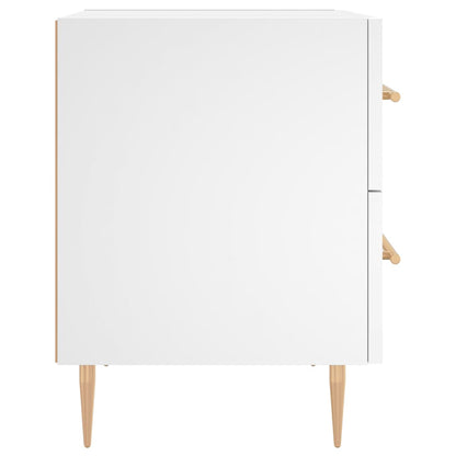 Nattbord Sengbord Hvit 40x35x47,5 cm