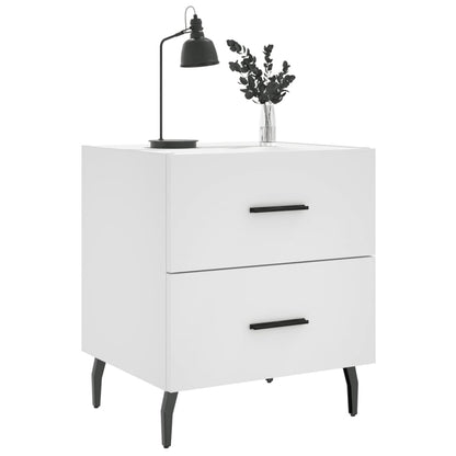 Nattbord Sengbord Hvit 40x35x47,5 cm