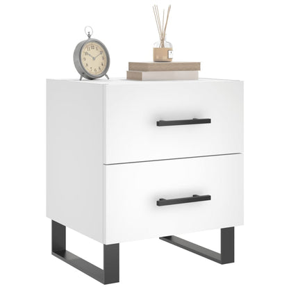 Nattbord Sengbord Hvit 40x35x47,5 cm