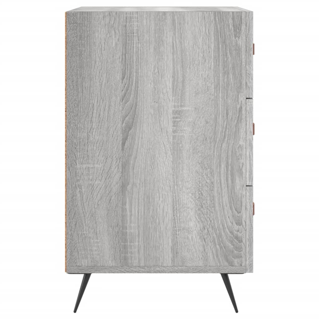 Nattbord Sengbord Sonoma Grå 40x40x66 cm